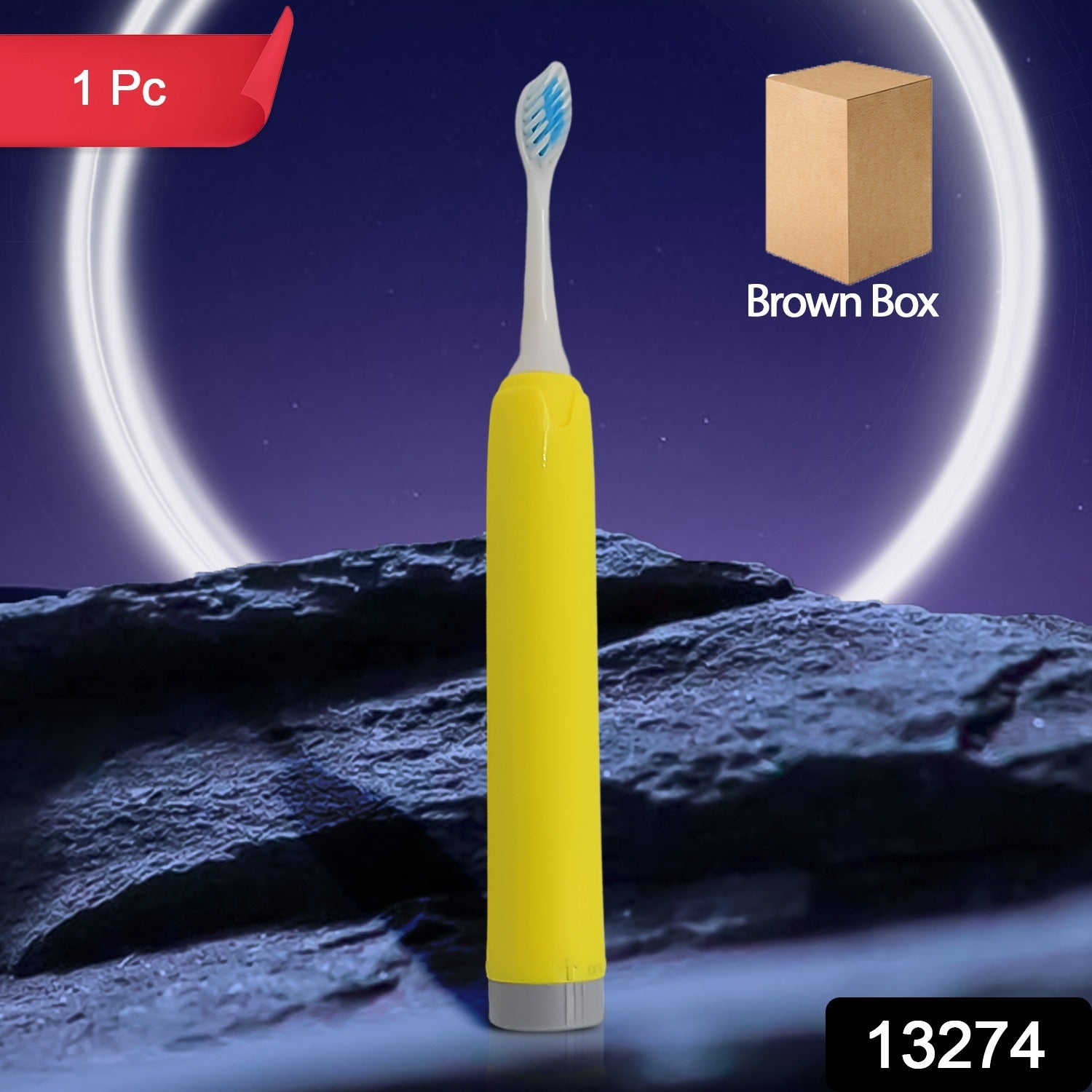 Adult Waterproof Electric Toothbrush 1 Head Battery Operated Toothbrush (1 Pc / Battery Not Included / Mix Color) Adult Waterproof Electric Toothbrush 1 Head Battery Operated Toothbrush (1 Pc / Battery Not Included / Mix Color)
